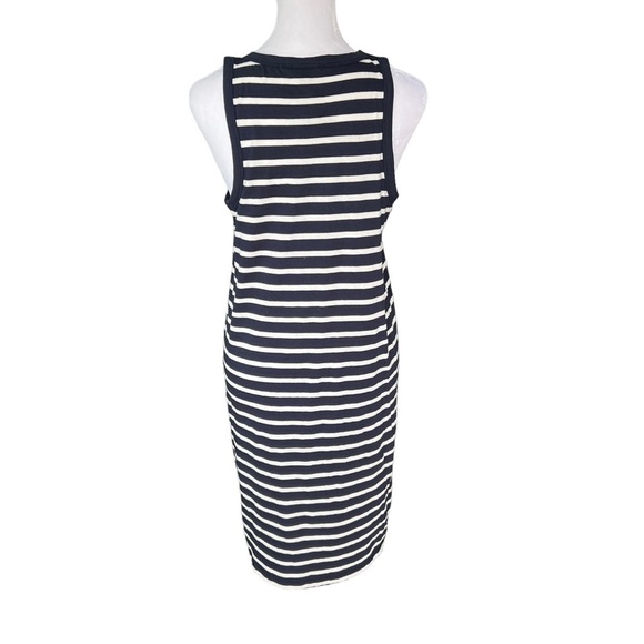 J. Crew - NWT Knit Cutaway Mini Striped Nautical Preppy Casual Dress Sz S - Picture 5 of 8